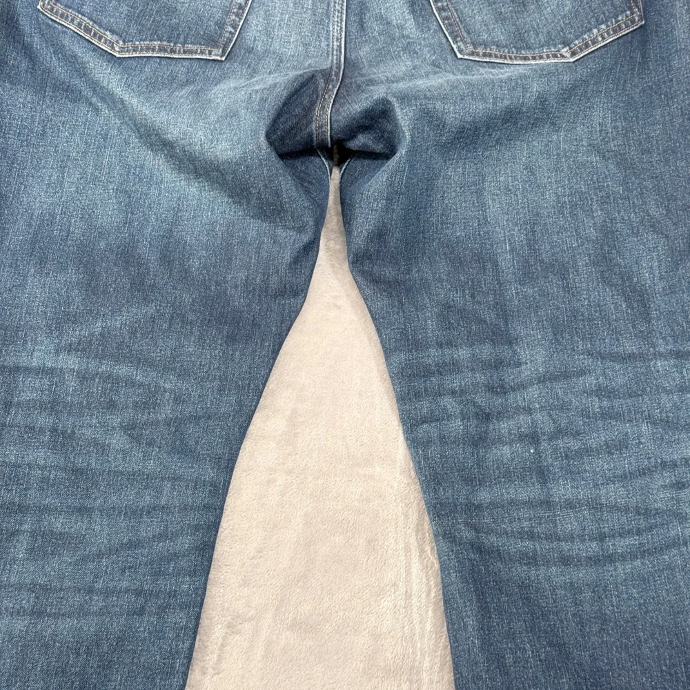 J.Crew Jeans Mens 38x32 Flex Straight Fit Medium Wash Blue Denim‎ Pants